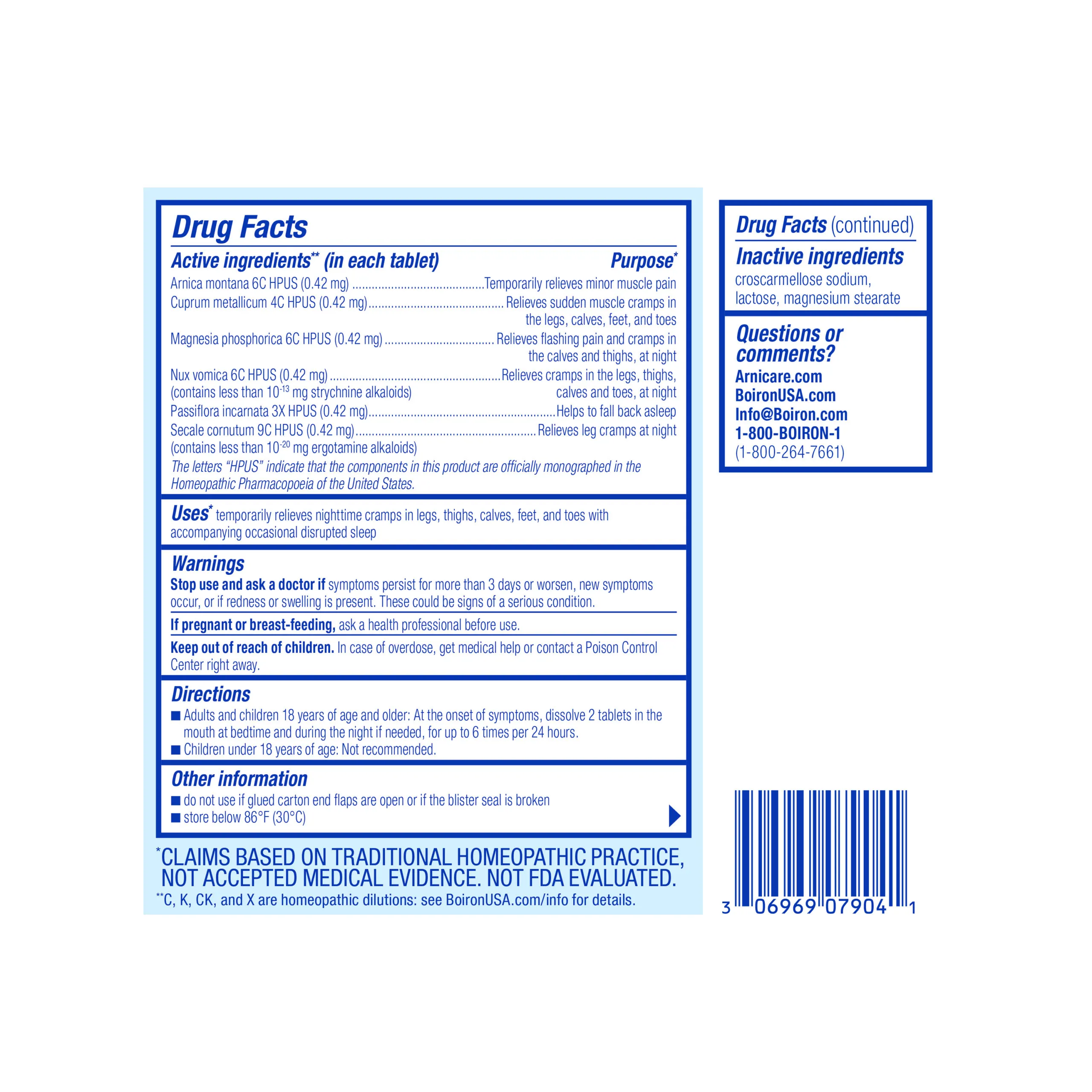 Arnicare® Leg Cramps PM Meltaway Tablets - Image 3